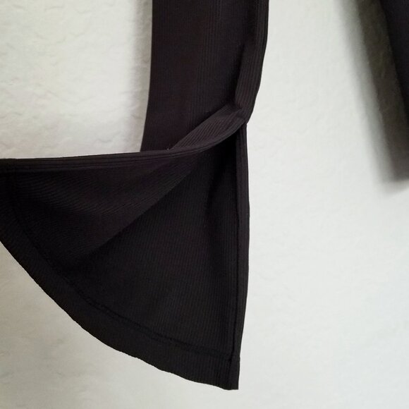 Danz New York FIR Hook & Eye Long Sleeve Top with Front Tie Slit Long Sleeves 38 - Picture 12 of 16